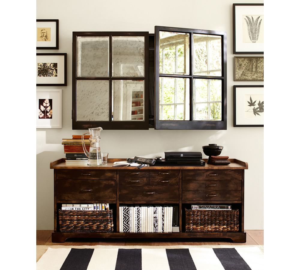 Mirror TV Covers Pottery Barn