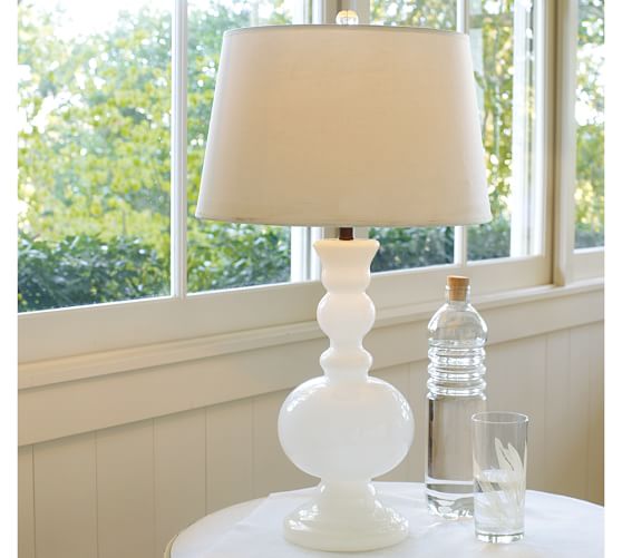 Gemma Milk Glass Table Lamp Pottery Barn Gemma Milk Glass Table Lamp Pottery Barn, Milk Glass Lampshade