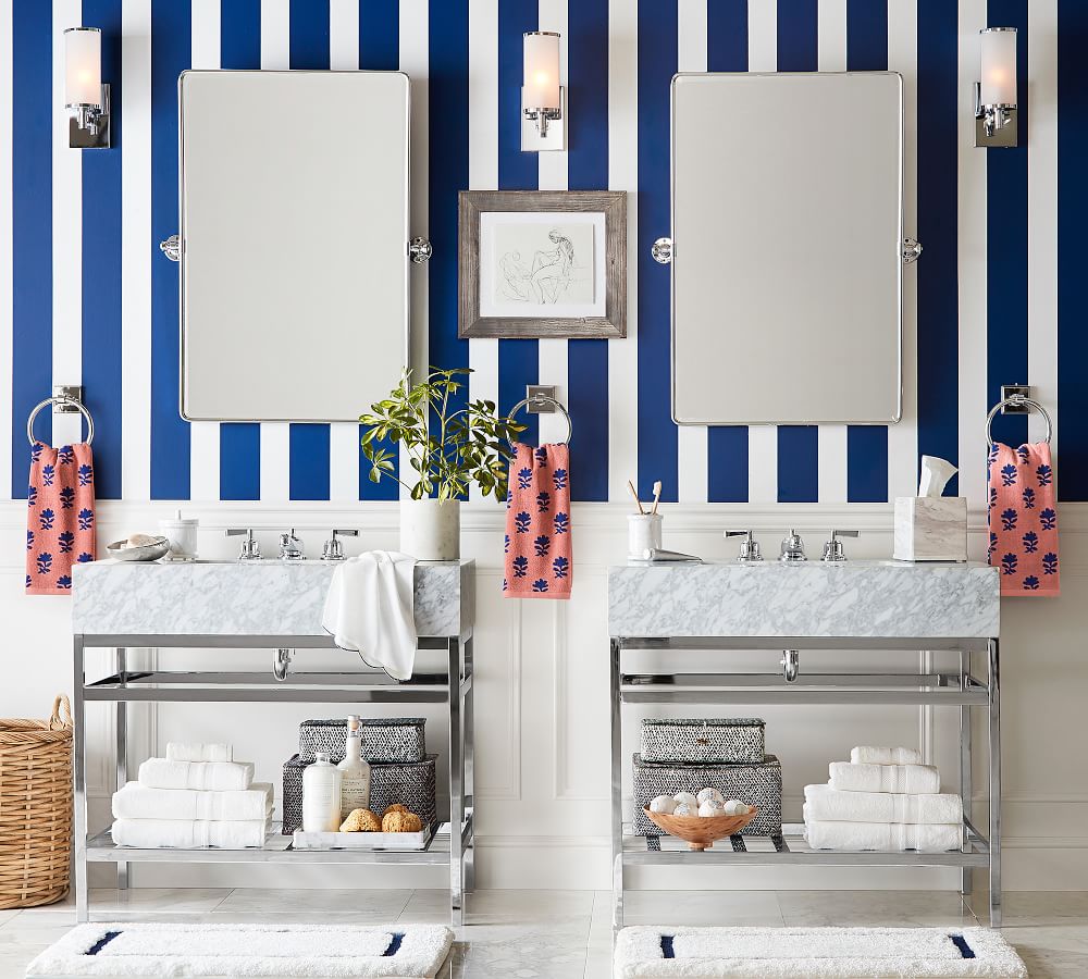 Monique Lhuillier Marble Bathroom Accessories Pottery Barn