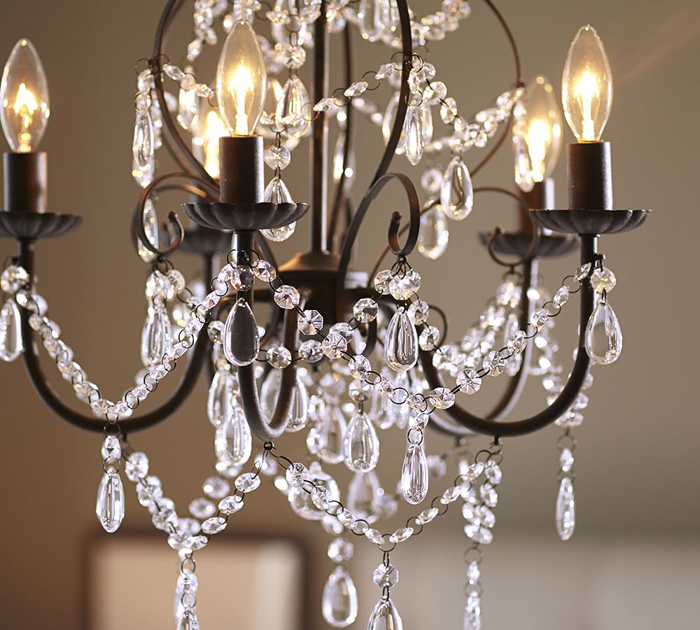 Paige Crystal & Metal Chandelier Pottery Barn