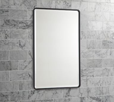 Vintage Rounded Rectangular Recessed Medicine Cabinet Pottery Barn Vintage Rounded Rectangular Recessed, How To Install A Recessed Medicine Cabinet In The Wall