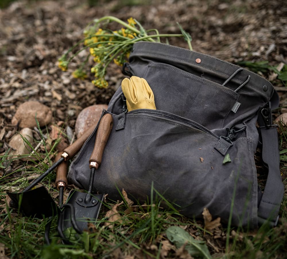 Waxed Canvas Gardening Bag Pottery Barn