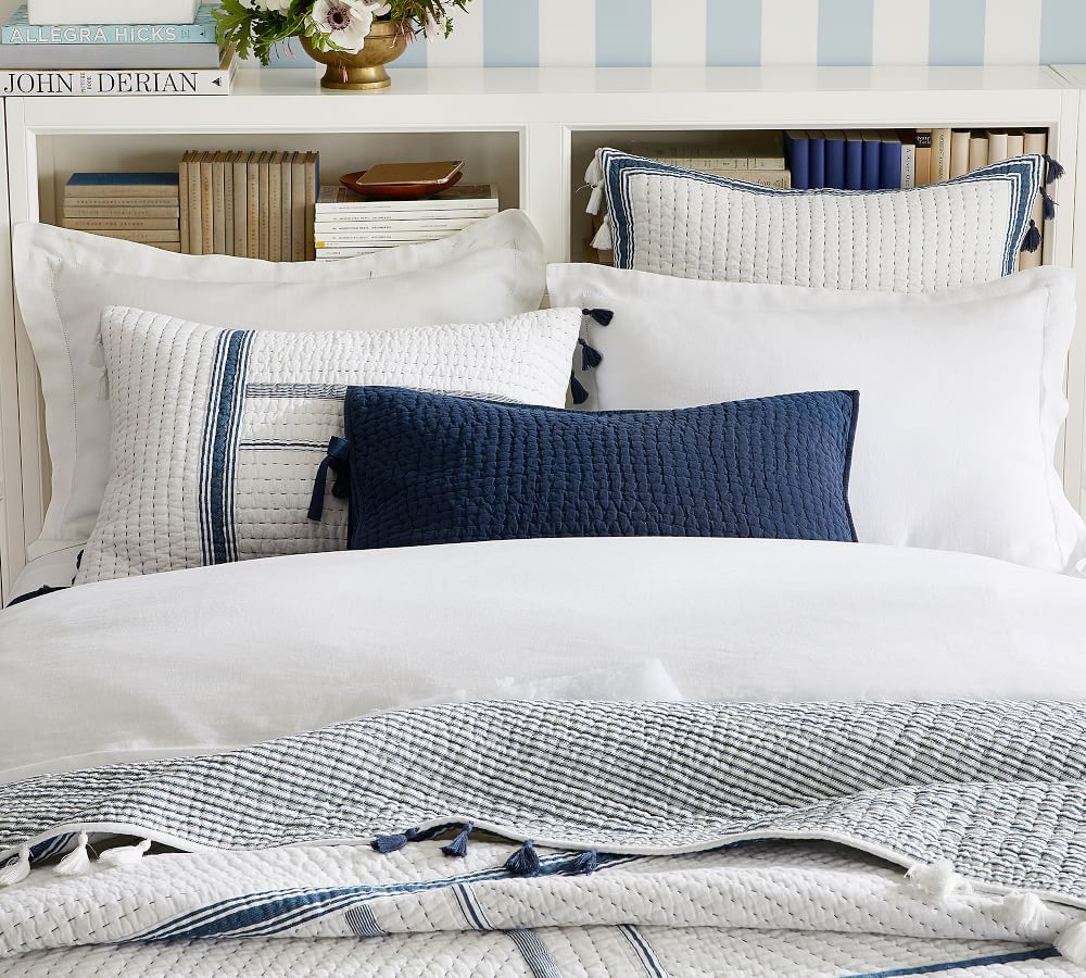 Stratton Storage Bed & Headboard | Pottery Barn