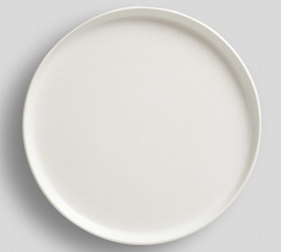 Mason Modern Melamine Dinner Plates, White Round Melamine Dinner Plates