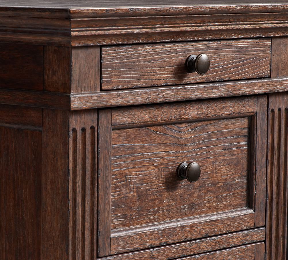 Livingston 57" Writing Desk with Drawers Pottery Barn