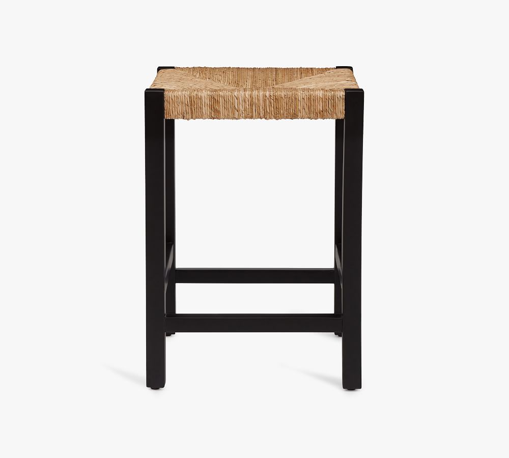Malibu Woven Backless Bar & Counter Stools Pottery Barn