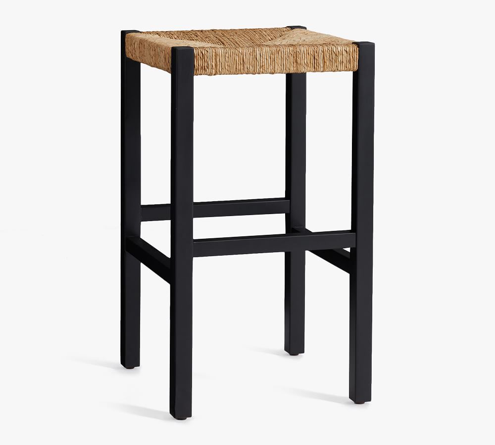 Malibu Woven Backless Bar & Counter Stools Pottery Barn