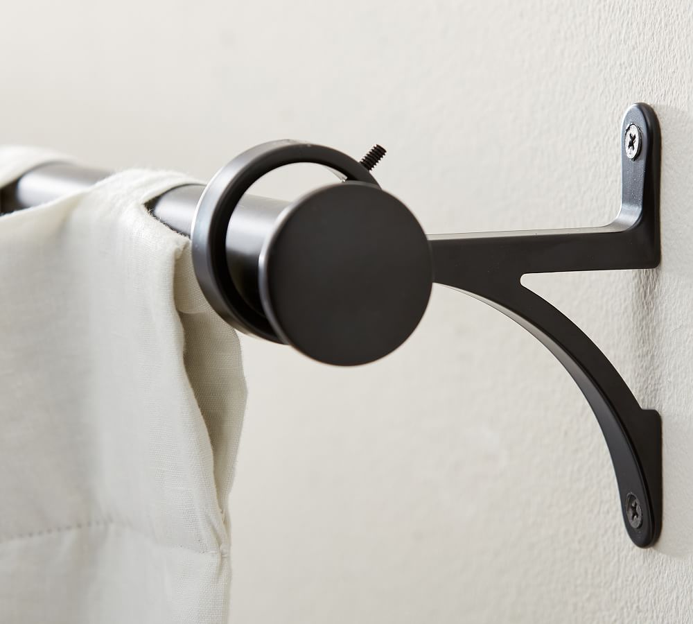 Antique Bronze Curtain Rod Bracket Pottery Barn