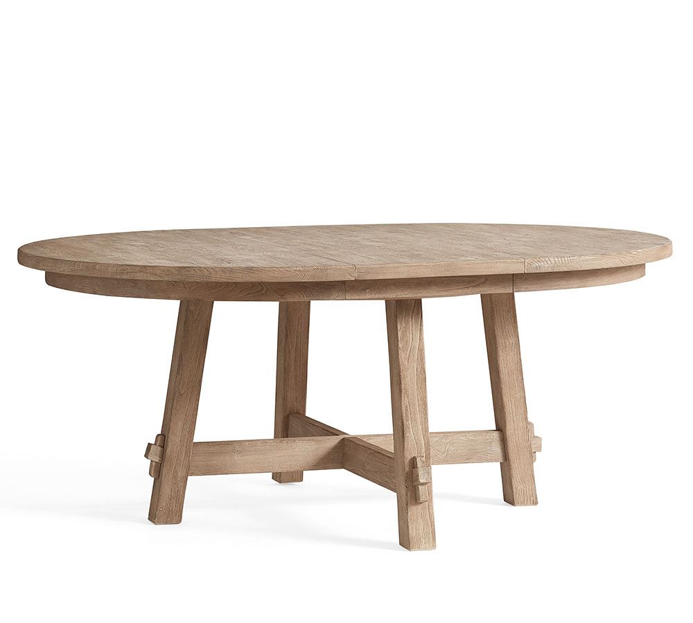 Toscana Round Extending Dining Table Pottery Barn