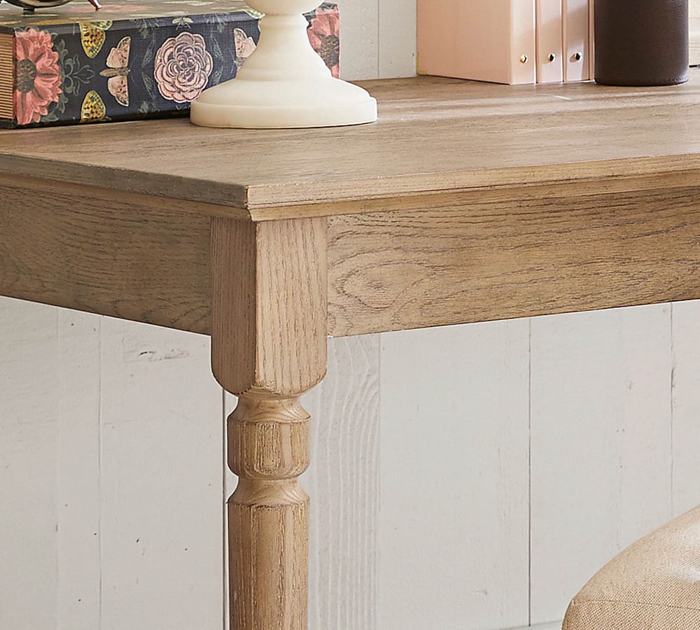 Printer's 64" Writing Desk with Drawer Pottery Barn