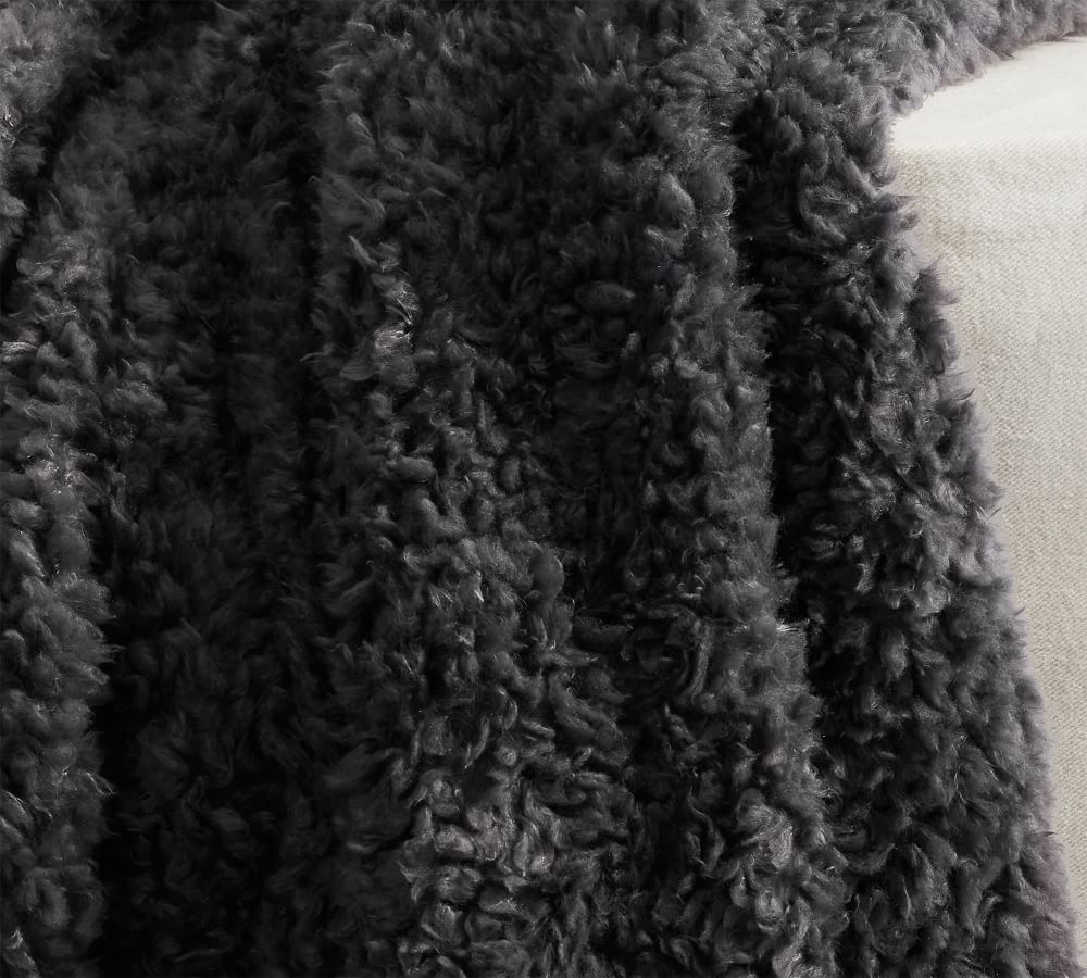 Fireside Cozy Sherpa Reversible Throws Pottery Barn