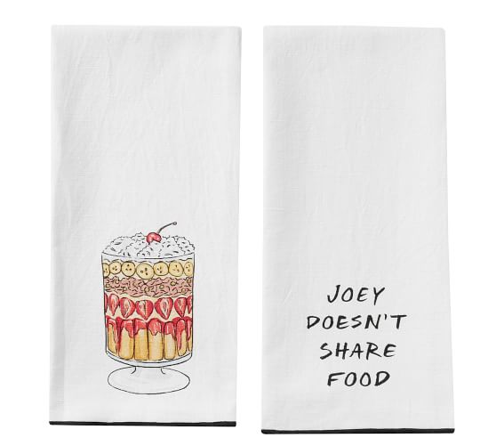 Brand New Friends TV Series Show x2 Tea Towel Set Perfect Gift For Fans