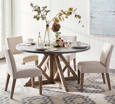 Brooks Round Pedestal Dining Table | Pottery Barn