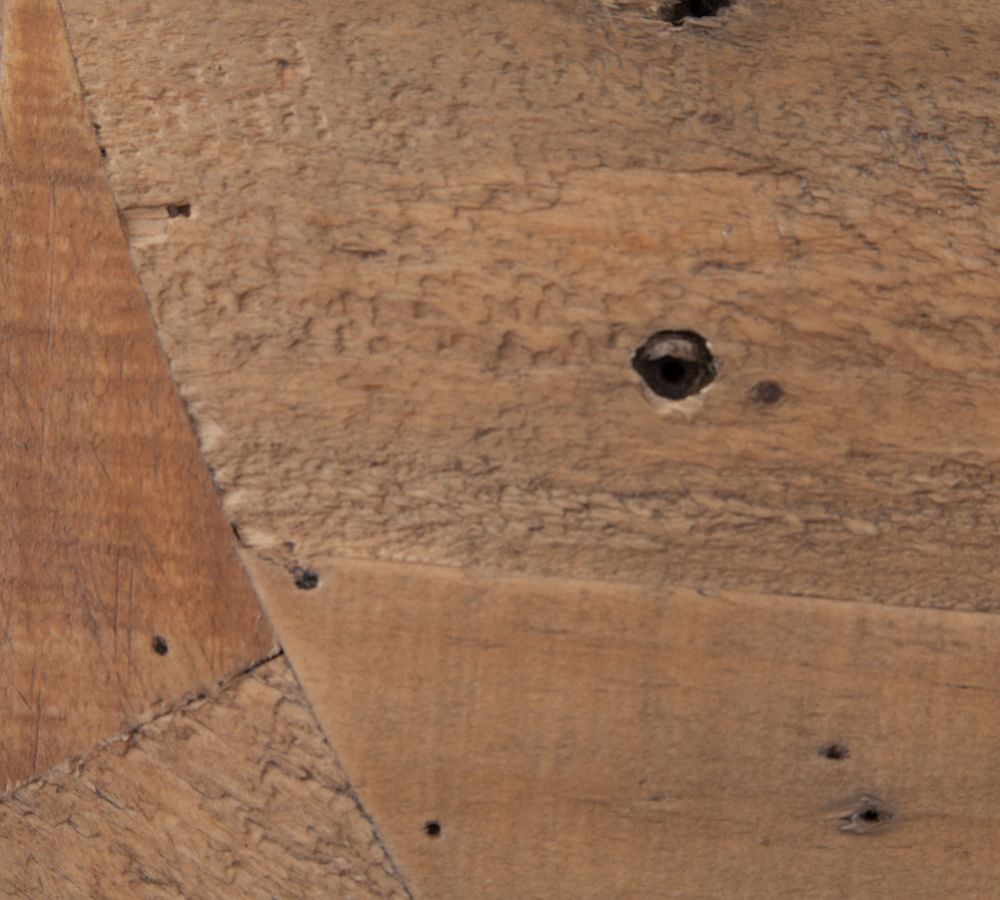 Hart Round Reclaimed Wood Pedestal Extending Dining Table Pottery Barn