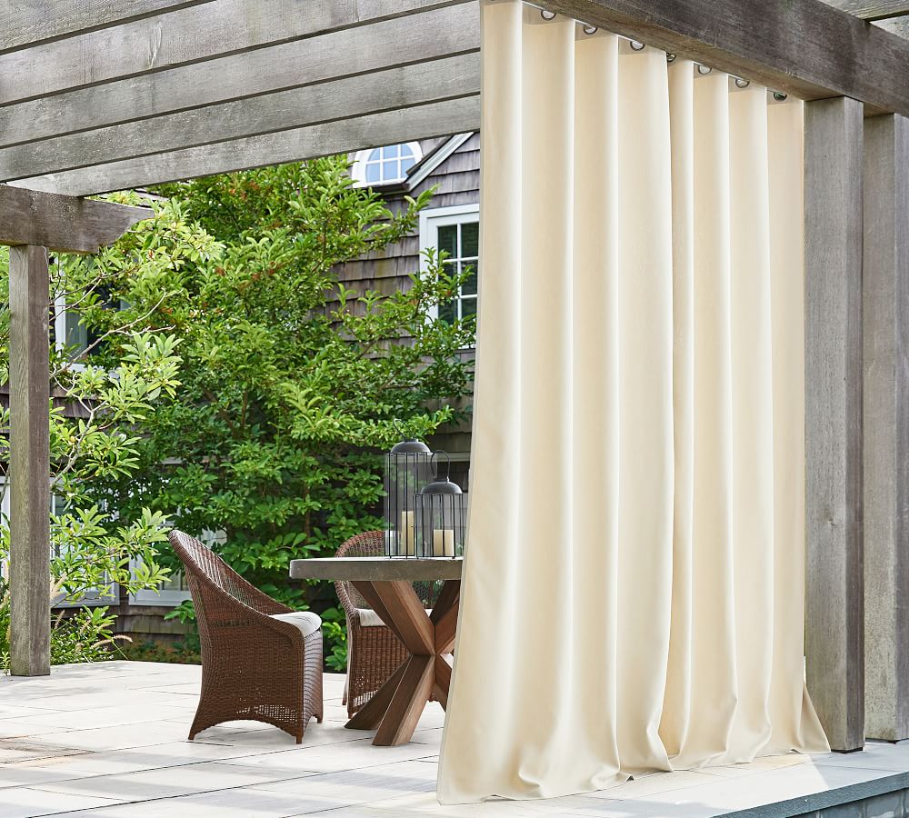 Outdoor Grommet Curtain | Pottery Barn