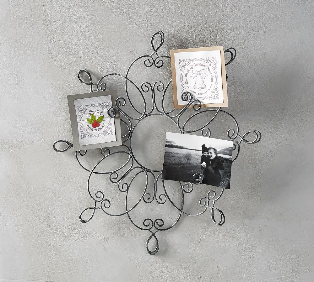 Snowflake Cardholder | Wall Decor | Pottery Barn