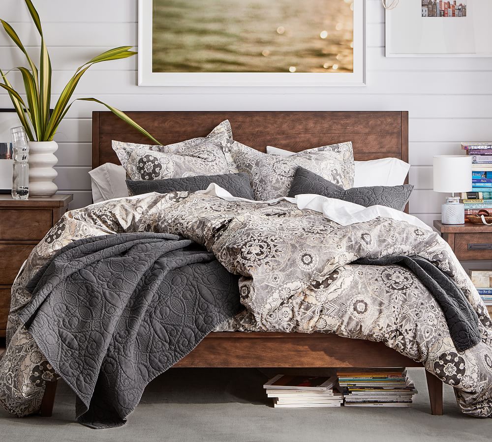 Washed Cotton Quilt & Sham Pottery Barn