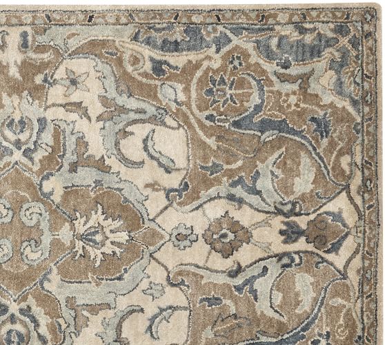 Nolan Persian Style Wool Rug Swatch, Pottery Barn How To Pick A Rug