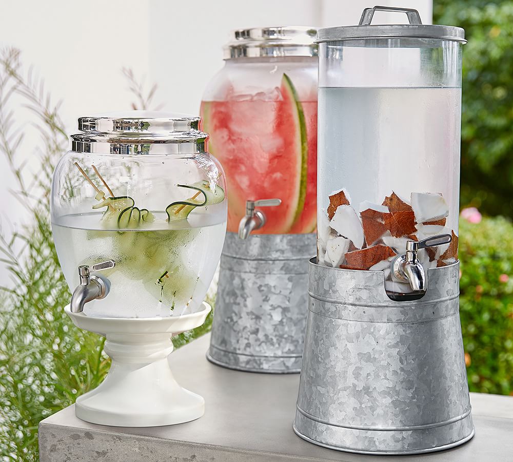 Classic Glass Drink Dispenser Pottery Barn