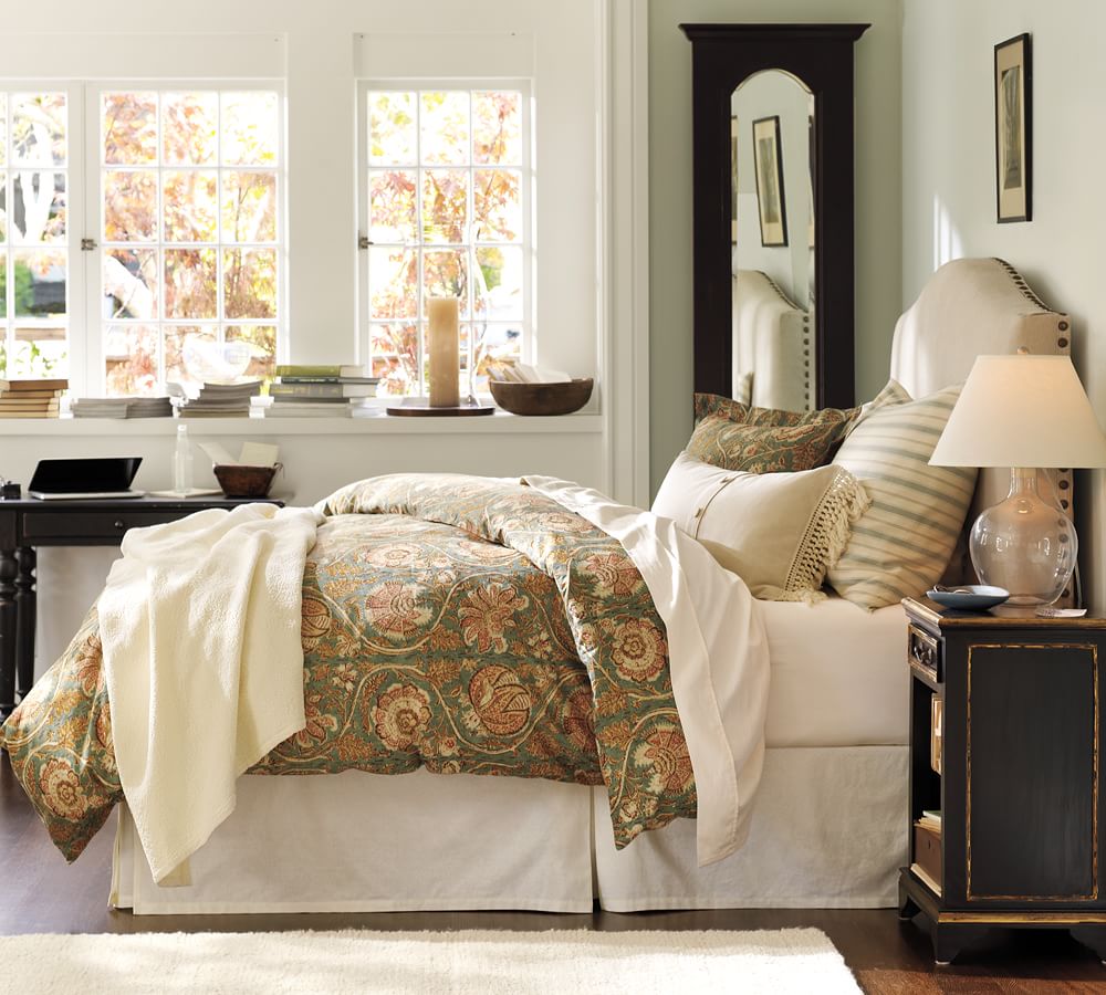 Essential Linen Cotton Bed Skirt Pottery Barn