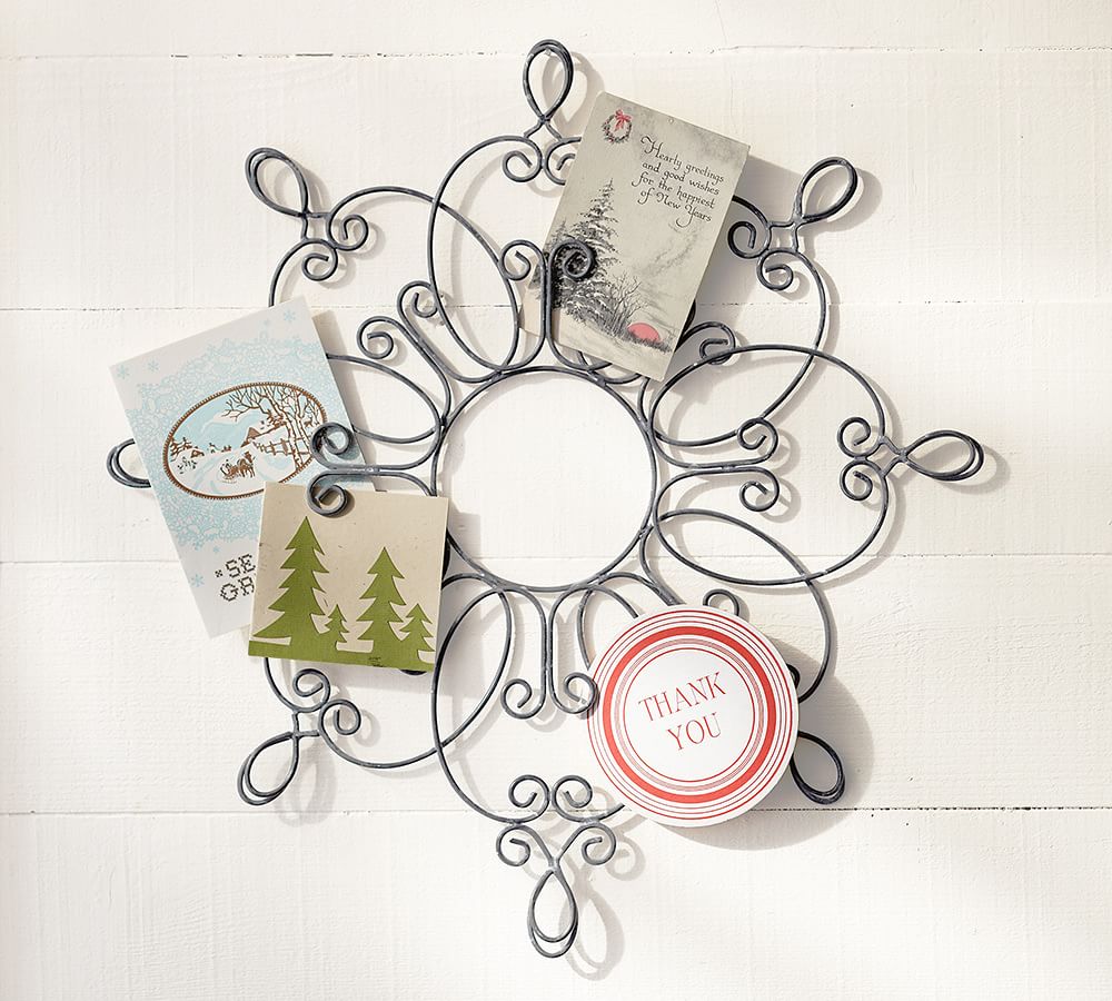 Snowflake Cardholder | Wall Decor | Pottery Barn