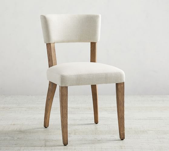 Payson Upholstered Dining Chair, Pottery Barn Tufted Dining Chair