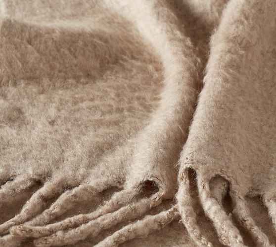 Details about   Boston Throw Rug Super SoftPewter10cm fringeFaux Mohair Throw Rug 
