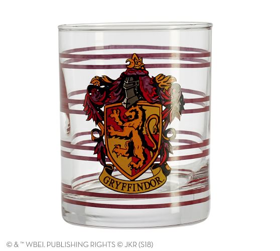 OFFICIAL HARRY POTTER HOGWARTS CREST COLOUR CHANGING STRAIGHT DRINKING GLASS HMB 