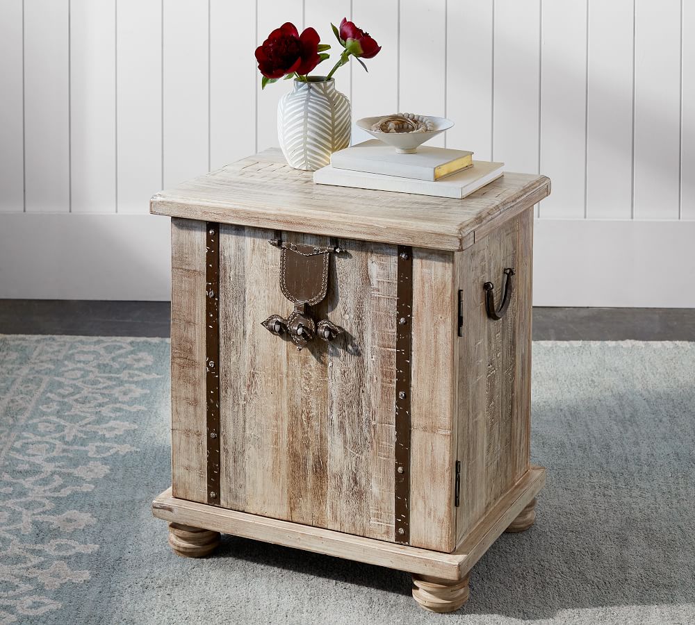 Kaplan 23" Reclaimed Wood Nightstand Pottery Barn