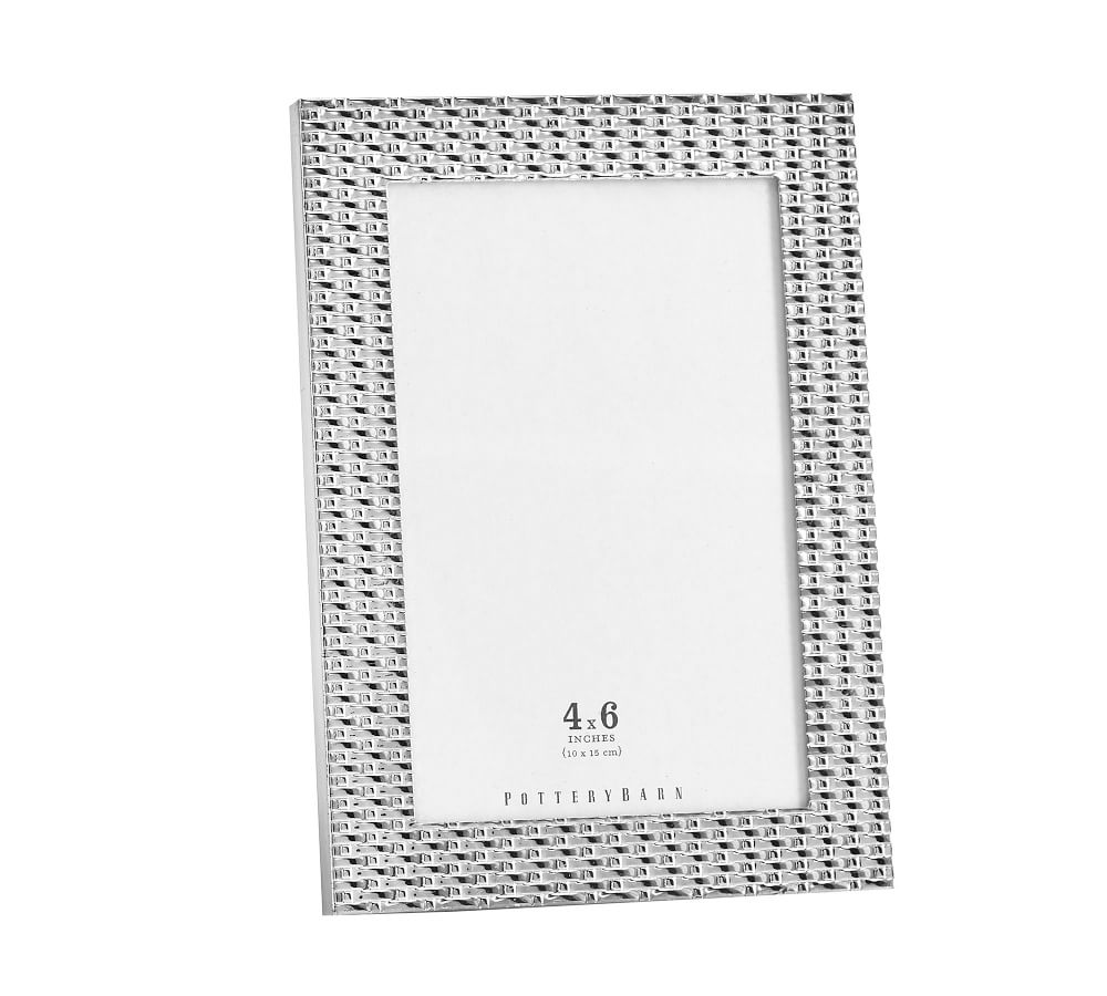 Patterned Silver Frames Pottery Barn