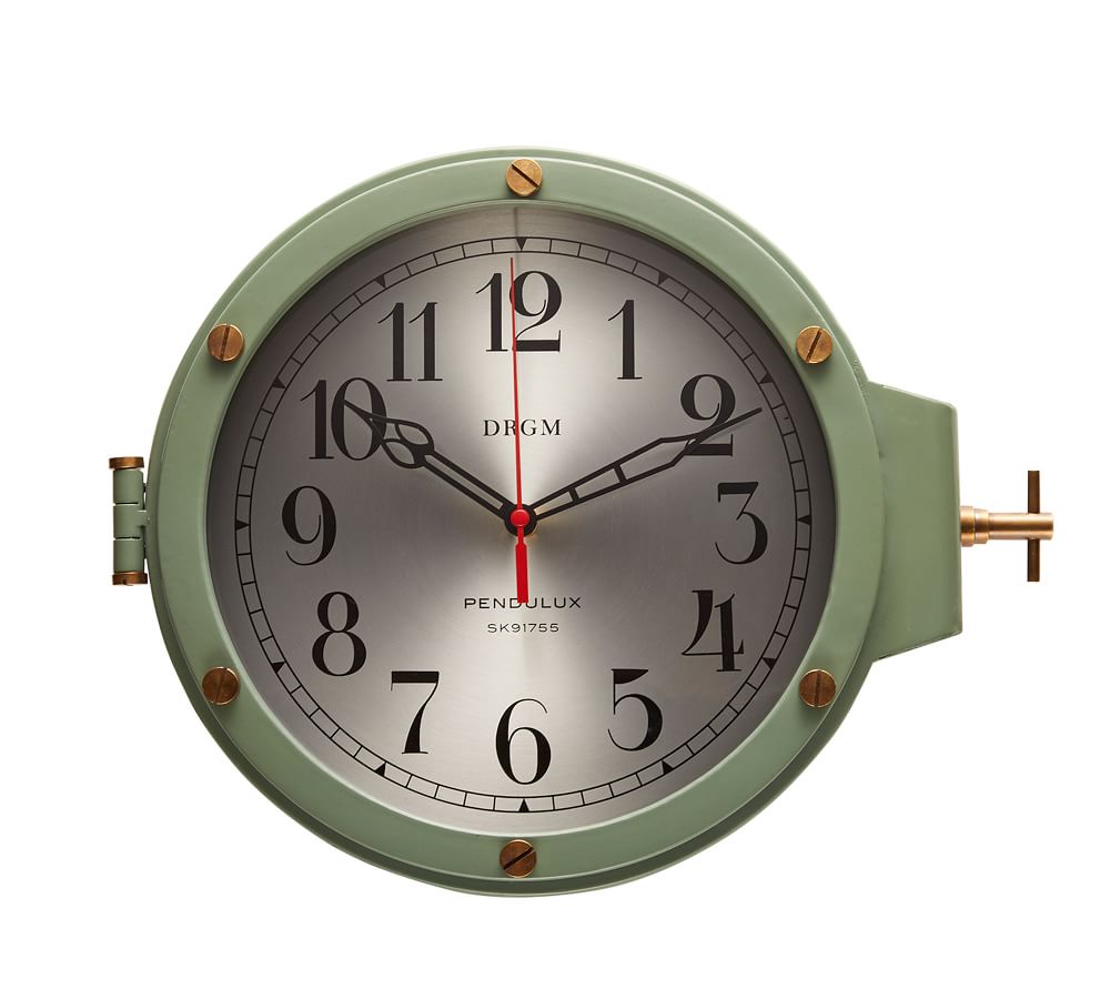 UBoat Wall Clock Decorative Clock Pottery Barn