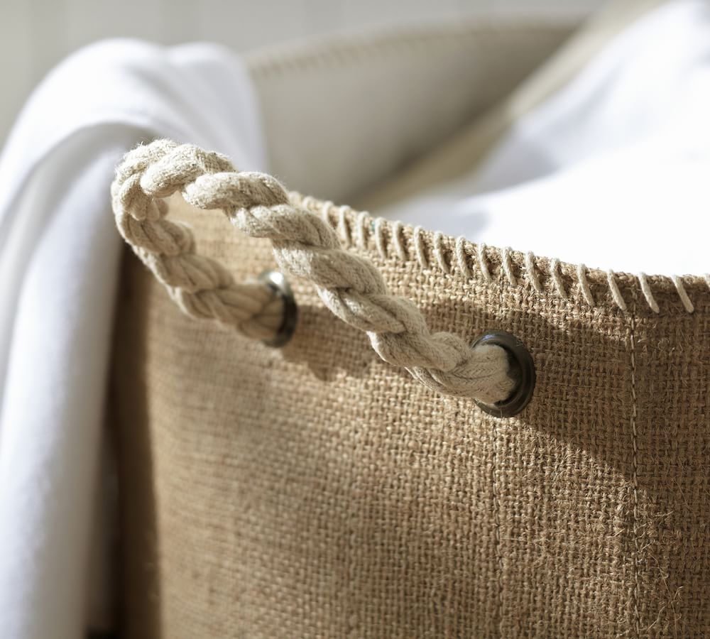 Rowley Laundry Hamper Pottery Barn