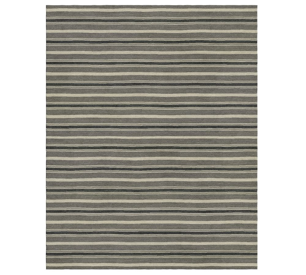 Oda Striped Dhurrie Rug Pottery Barn