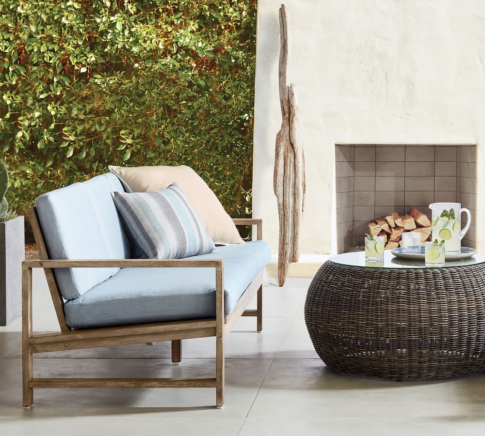 Indio Outdoor Sofa Pottery Barn