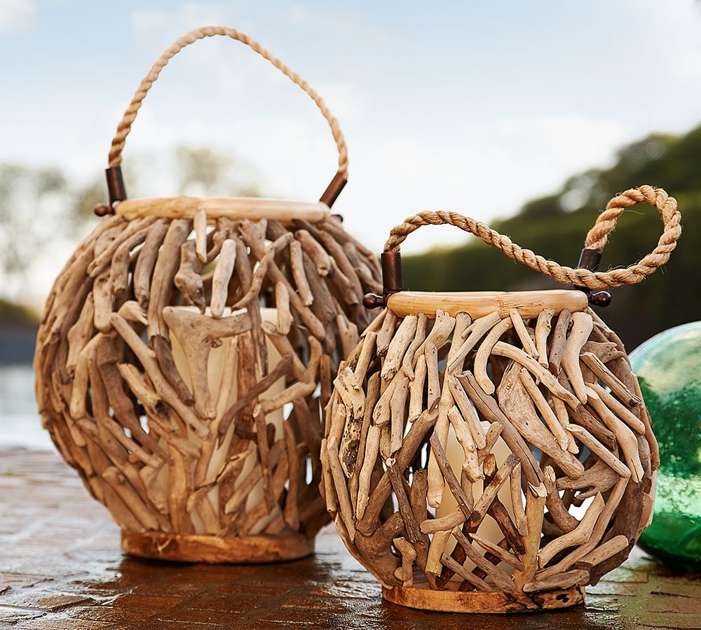 Driftwood Lantern Pottery Barn