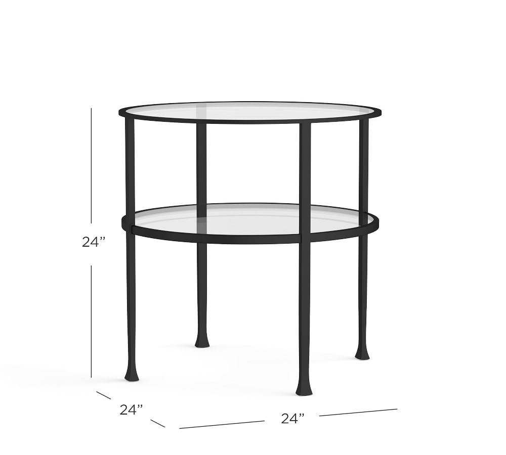 Tanner 24" Round End Table Pottery Barn