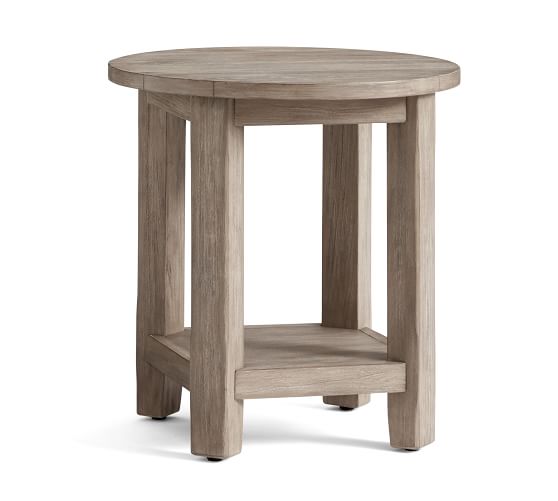 Benchwright 23 Round End Table, Round Nesting Tables Wood