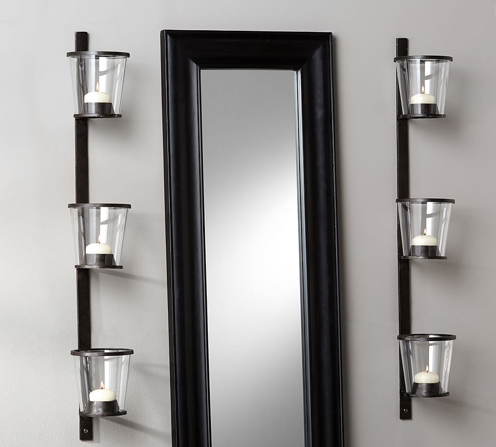 Jameson WallMount Triple Votive Holder Candle Holder Pottery Barn