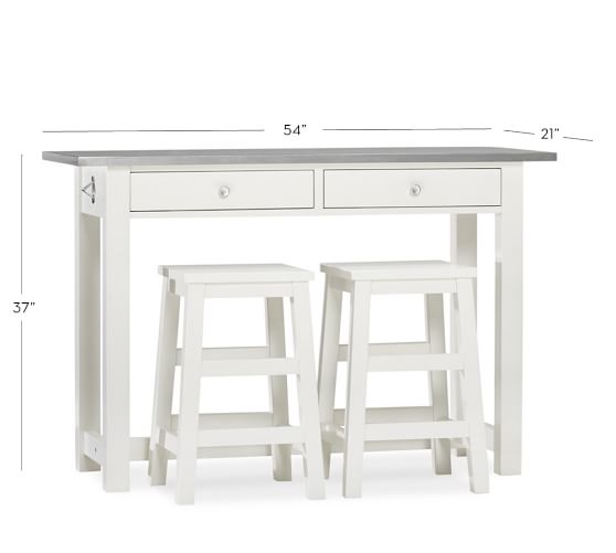 Balboa Counter Height Table Stool 3, Dining Table With Stools Underneath