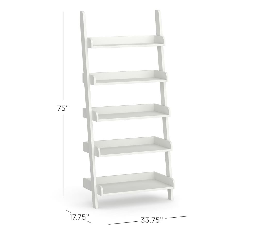 Studio 33.75" x 75" Ladder Shelf Pottery Barn
