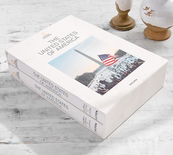 States Of America Coffee Table Book, Coffee Table Box Books