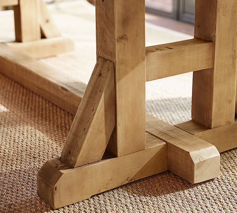 Stafford Reclaimed Wood Extending Dining Table Pottery Barn