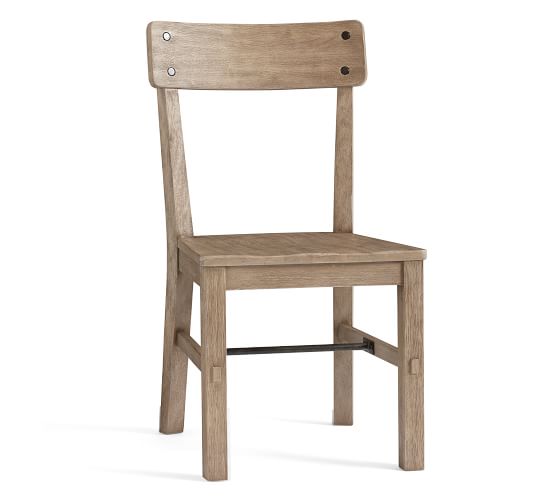 Benchwright Wooden Dining Chair, Pottery Barn Wooden Dining Chairs
