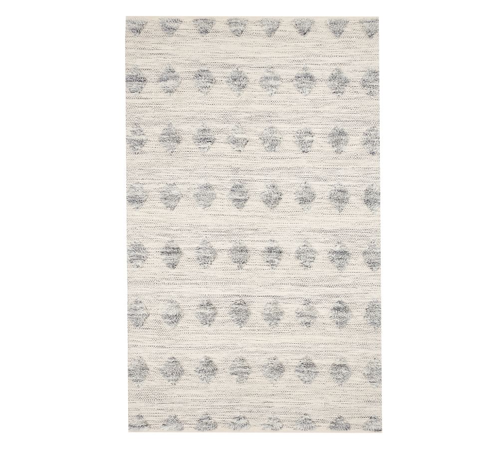 Jora Handwoven Rug, 8 x 10', Gray Multi Pottery Barn