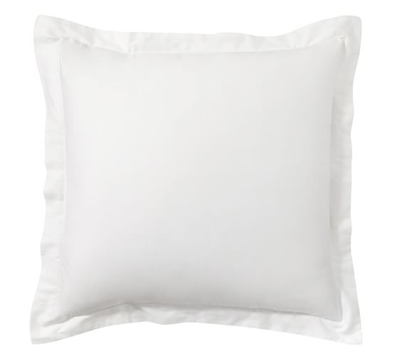 Pottery Barn Teen Tassel Pillow Sham Standard Size White Rainbow 100% Cotton NWT 