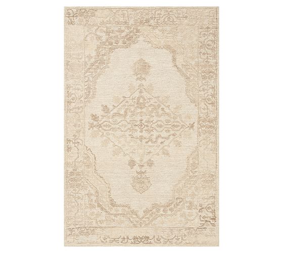 White Wool Rug Pottery Barn