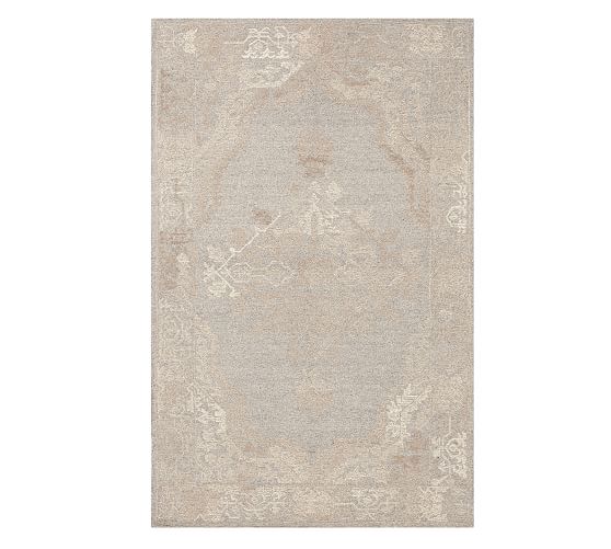 White Wool Rug Pottery Barn