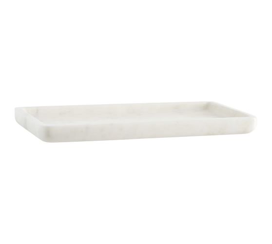 Frost Handcrafted Marble Bathroom Trag