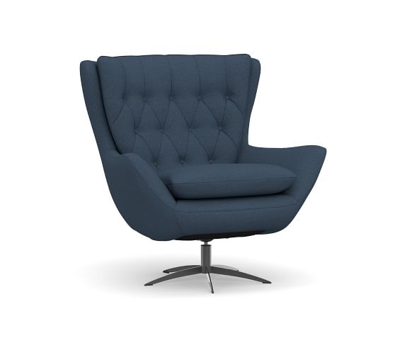 Round Oversized Swivel Chair Pottery Barn Round Oversized Swivel Chair Pottery Barn, Oversized Round Swivel Chair Blue