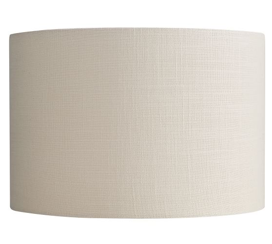 Drum Lamp Shades And Lighting Pottery, Large Beige Linen Lamp Shades Uk